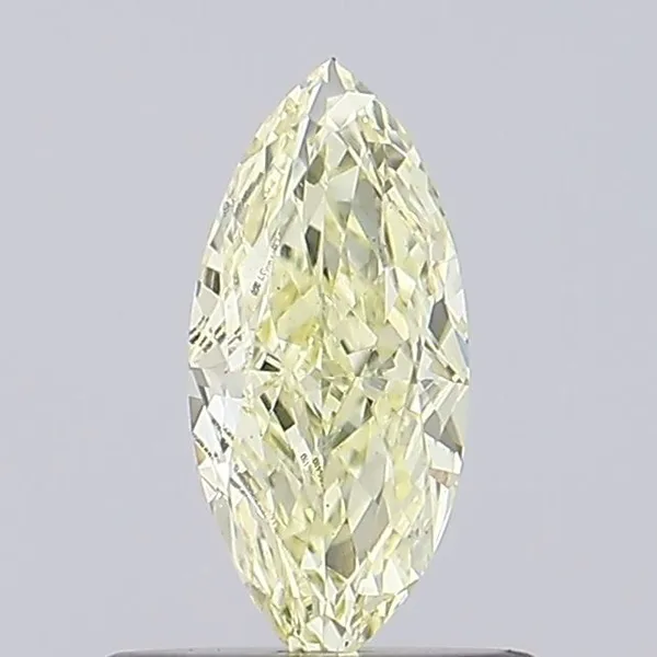 0.45ct MARQUISE Fancy Light Yellow VS1 Coloured Lab diamond