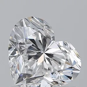 0.9ct HEART D VVS2 Natural diamond