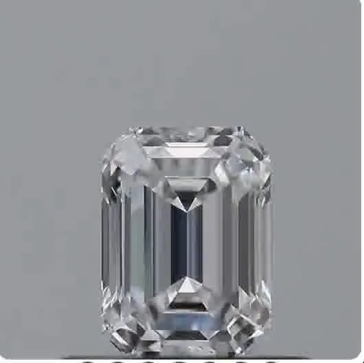 0.44ct EMERALD D VVS1 Natural diamond