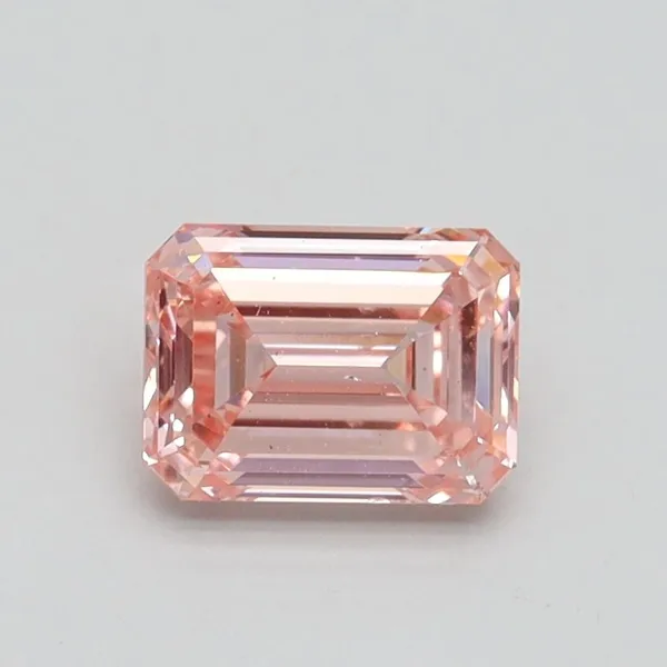1ct EMERALD Fancy Intense Pink VS2 Coloured Lab diamond
