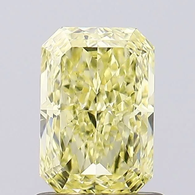 1.02ct RADIANT Fancy Intense Yellow VS2 Coloured Lab diamond