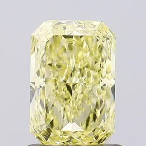 1.02ct RADIANT Fancy Intense Yellow VS2 Coloured Lab diamond