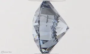 0.34ct ROUND Fancy Intense Blue SI2 Coloured Lab diamond