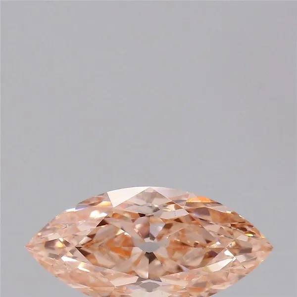 1.05ct MARQUISE Fancy Vivid Pink VS1 Coloured Lab diamond