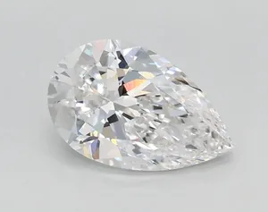 0.87ct PEAR D VVS1 Lab diamond