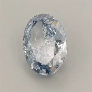 0.86ct OVAL Fancy Intense Blue VVS2 Coloured Lab diamond