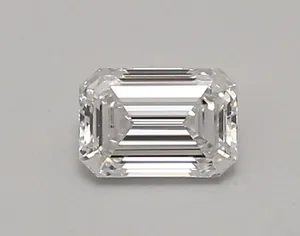 0.58ct EMERALD D VVS2 Lab diamond