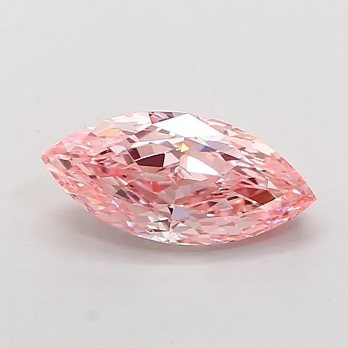 1.66ct MARQUISE Fancy Intense Pink VS1 Coloured Lab diamond