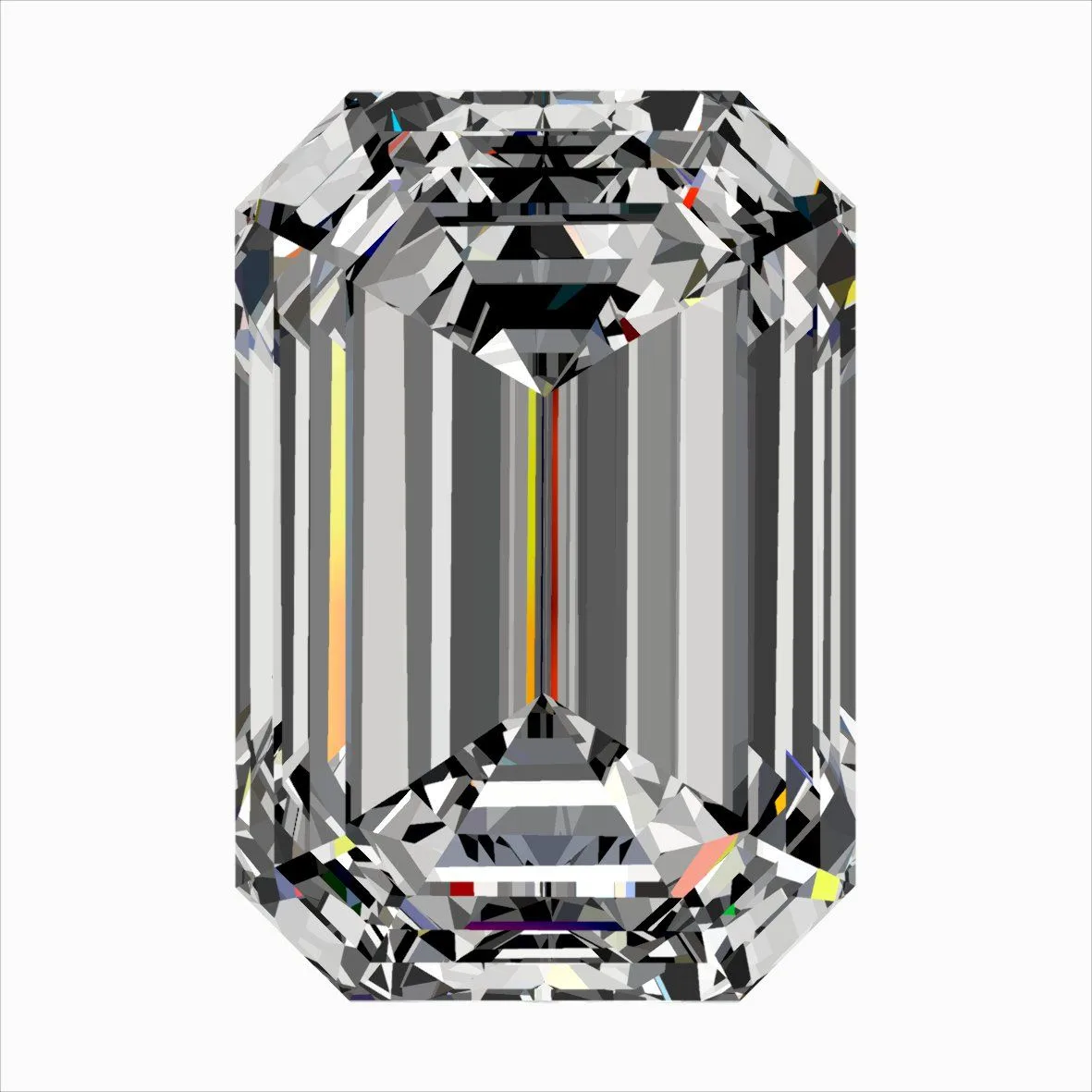 0.30ct EMERALD E VVS2 Natural diamond