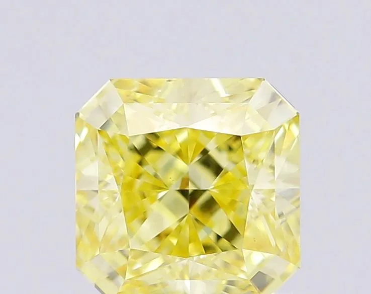1.06ct RADIANT Fancy Yellow VS2 Coloured Lab diamond