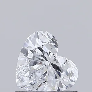 0.53ct HEART D FL Lab diamond