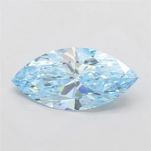 2.02ct MARQUISE Fancy Vivid Blue VS1 Coloured Lab diamond