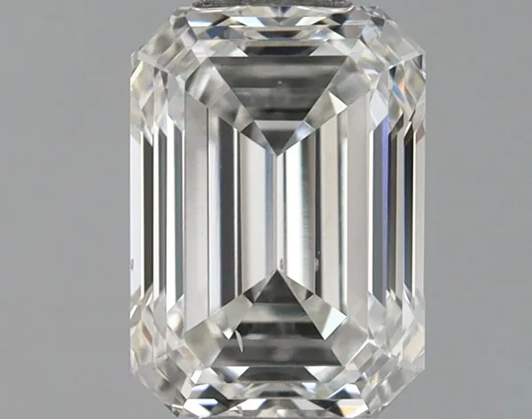 0.7ct EMERALD F VS2 Lab diamond