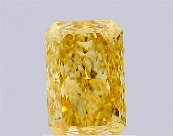 1.02ct RADIANT Fancy Vivid Yellow VS1 Coloured Lab diamond