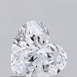 0.54ct HEART D VVS2 Lab diamond