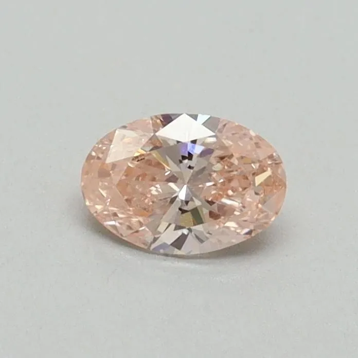 0.30ct OVAL Fancy Intense Pink VVS2 Coloured Lab diamond