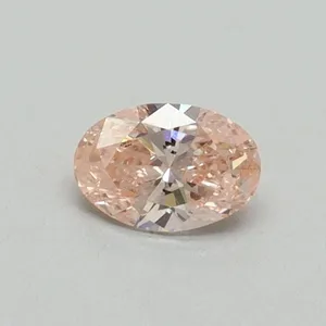 0.3ct OVAL Fancy Intense Pink VVS2 Coloured Lab diamond
