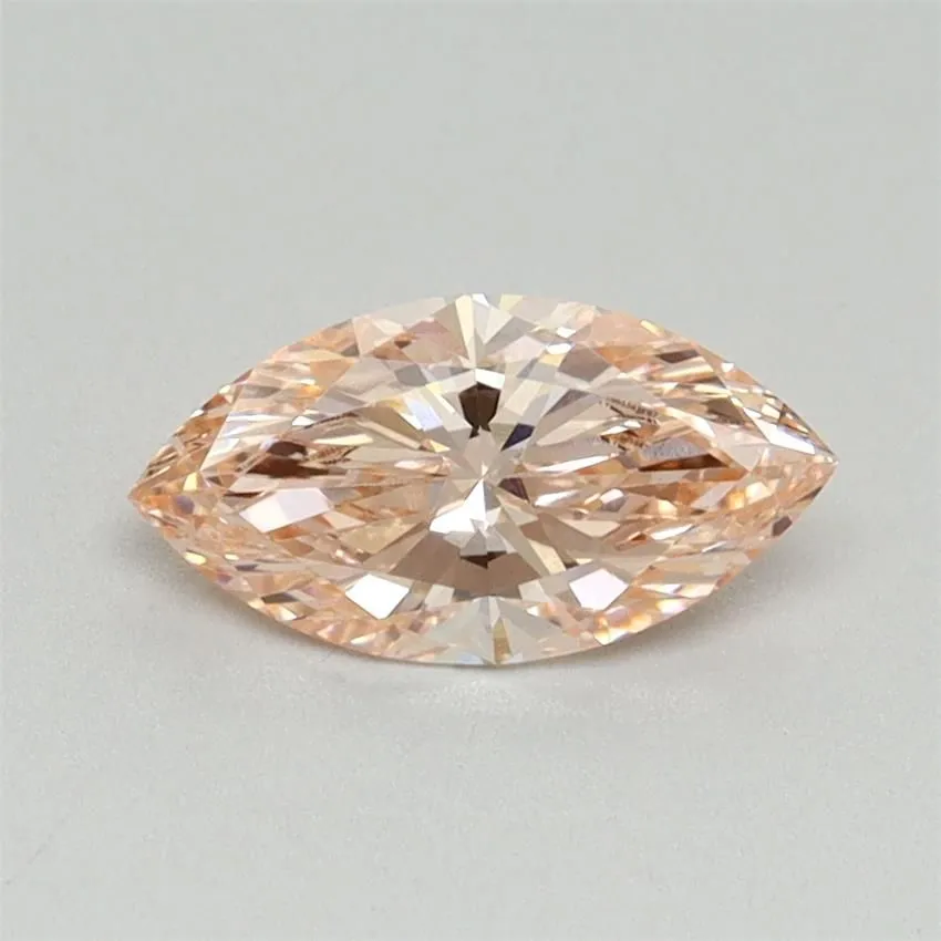 0.73ct MARQUISE Fancy Intense Pink VS1 Coloured Lab diamond