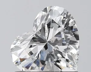 0.86ct HEART D VVS2 Lab diamond