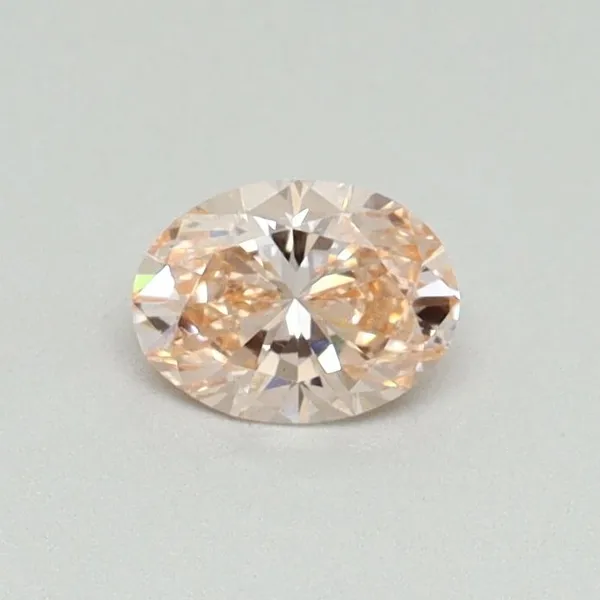 0.3ct OVAL Fancy Pink VS1 Coloured Lab diamond