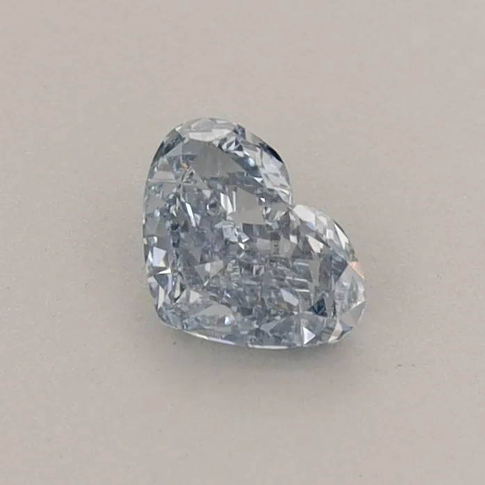0.35ct HEART Fancy Intense Blue VS2 Coloured Lab diamond