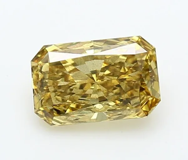 1.27ct RADIANT Fancy Vivid Yellow SI1 Coloured Lab diamond