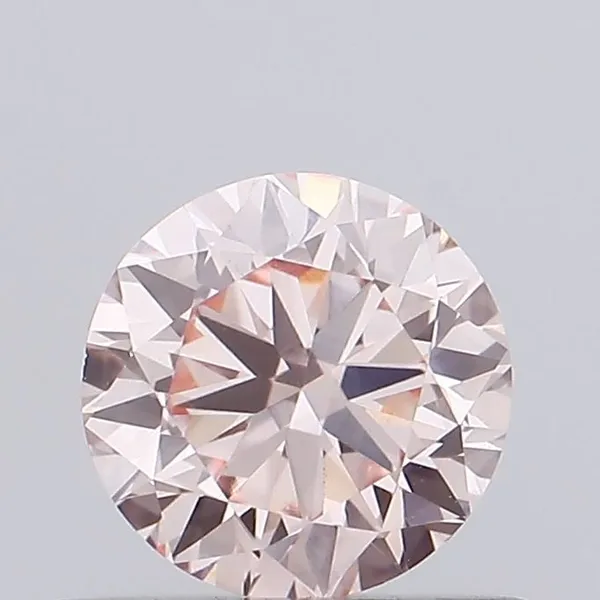 0.57ct ROUND Fancy Intense Pink VS1 Coloured Lab diamond