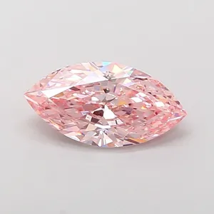 3ct MARQUISE Fancy Intense Pink VS1 Coloured Lab diamond