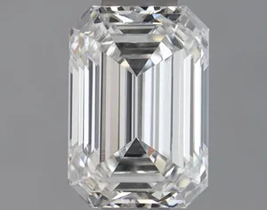 0.73ct EMERALD F VS1 Lab diamond