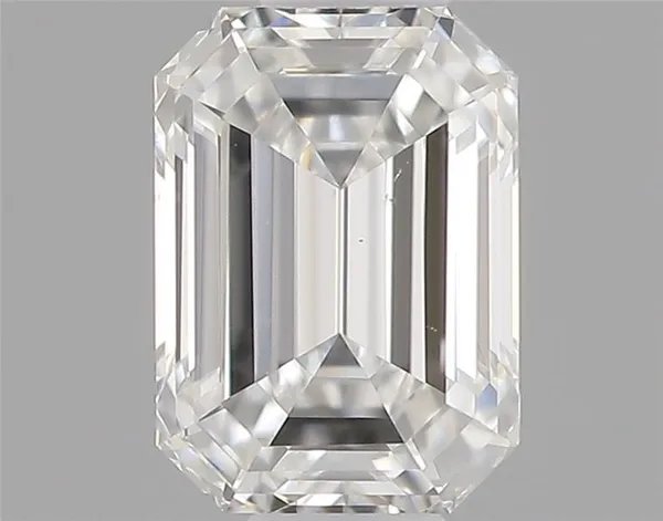 0.31ct EMERALD F VS2 Natural diamond