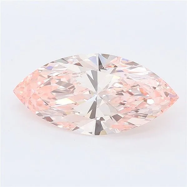 1.91ct MARQUISE Fancy Intense Pink VVS2 Coloured Lab diamond
