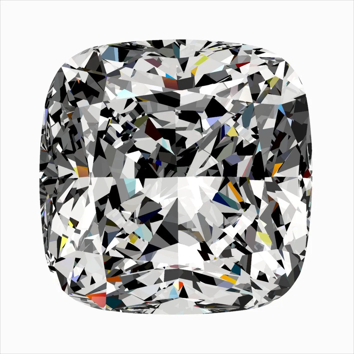0.56ct CUSHION E VVS1 Natural diamond