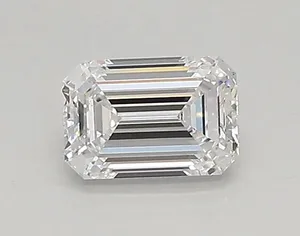 0.48ct EMERALD D VVS1 Lab diamond