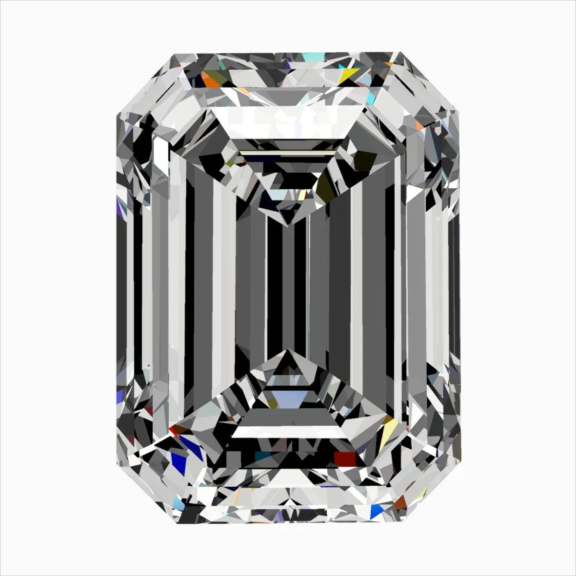 0.30ct EMERALD F VS1 Natural diamond