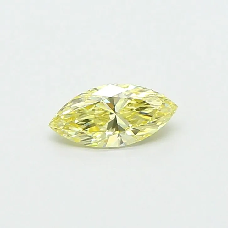 0.31ct MARQUISE Fancy Yellow VS1 Coloured Lab diamond