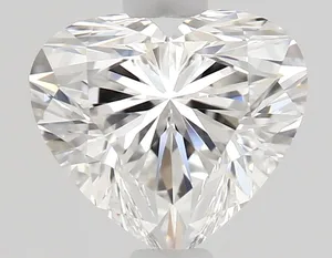 0.7ct HEART E IF Natural diamond