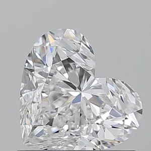 0.9ct HEART D VVS2 Natural diamond