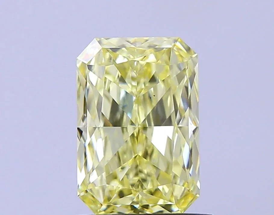 1.06ct RADIANT Fancy Yellow VS1 Coloured Lab diamond