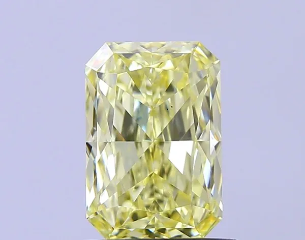 1.06ct RADIANT Fancy Yellow VS1 Coloured Lab diamond