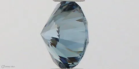 0.34ct ROUND Fancy Vivid Blue VVS1 Coloured Lab diamond