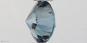 0.34ct ROUND Fancy Vivid Blue VVS1 Coloured Lab diamond