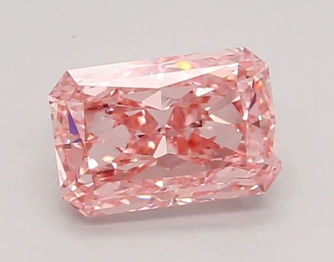 1.15ct RADIANT Fancy Vivid Pink VS1 Coloured Lab diamond