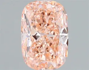 1.03ct CUSHION Fancy Vivid Pink VS2 Coloured Lab diamond