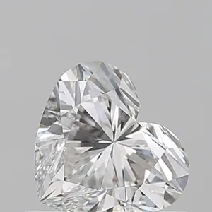 0.58ct HEART E VVS2 Natural diamond