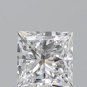 0.71ct PRINCESS G VVS1 Natural diamond