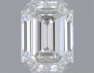 0.33ct EMERALD F IF Natural diamond