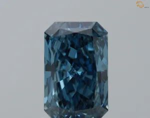 1ct RADIANT Fancy Deep Blue VS1 Coloured Lab diamond