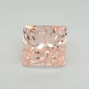 4.04ct PRINCESS Fancy Intense Pink VVS2 Coloured Lab diamond