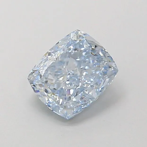 1.11ct CUSHION Fancy Intense Blue VVS2 Coloured Lab diamond