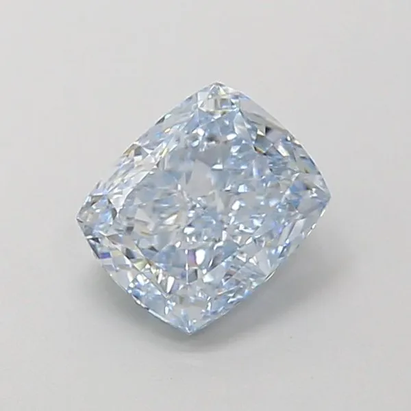 1.11ct CUSHION Fancy Intense Blue VVS2 Coloured Lab diamond